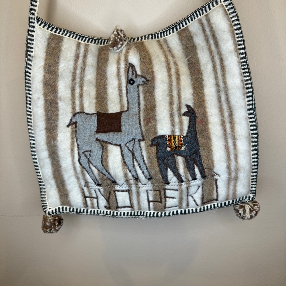 Fruto Del Telar Purse Bag Aztec Alpaca Llama